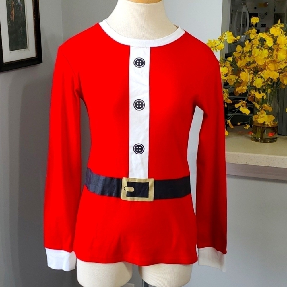 SANTA helper elf shirt. Adult small. By Carters. 100% cotton Excellent used cond